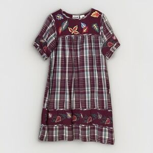 VTG National Embroidered‎ Nightgown Cottagecore House Dress Oversized Granny